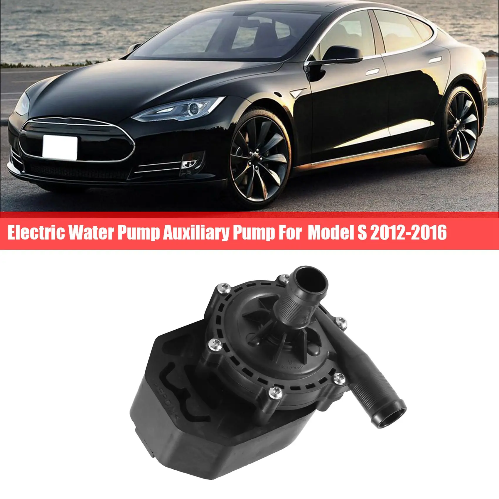 106747300H Автомобильный Электрический Водяной Насос Вспомогательный Насос для Tesla Model S 2012-2016 608737300C Изображение 4