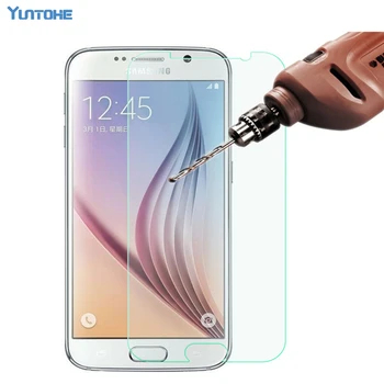 2.5D Ультратонкий ЖК-дисплей Прозрачный 0,3 мм Телефон Из Закаленного Стекла Протектор Экрана Защитная Пленка для Samsung Galaxy S5 I9600 S7 100 шт./лот
