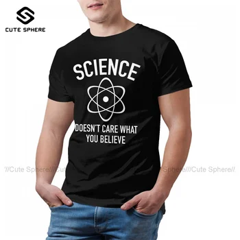 Футболка Physics, забавная хлопчатобумажная футболка с коротким рукавом, уличная футболка с принтом, большие размеры для мужчин