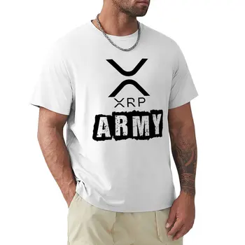 Футболка XRP Army Crypto, футболка с животным принтом для мальчиков, новая версия футболки, мужские футболки с графическим рисунком