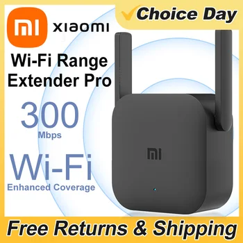 Xiaomi Original Wifi Amplifier Pro Router 300M 2.4G Ретранслятор, сетевой расширитель, Range Extender, роутер Mi Wireless Router Wi-Fi