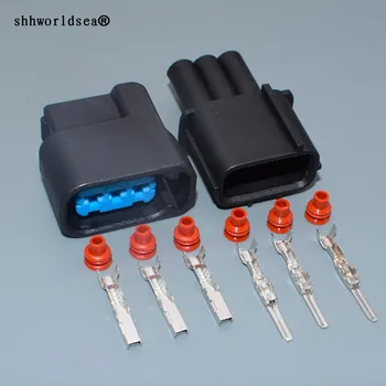 shhworldsea 3pin 2,0 мм штекер-розетка для Honda K-Series и S2000 Coil Pack 3-полосный водонепроницаемый автомобильный разъем 6189-0728