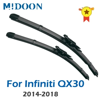 Щетки стеклоочистителя MIDOON для Infiniti QX30 Подходят к кронштейнам-крючкам 2014 2015 2016 2017 2018