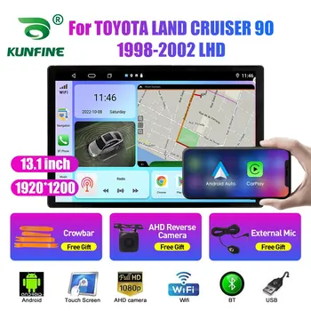 13,1-дюймовое автомобильное радио для TOYOTA LAND CRUISER 90 98-02 Автомобильный DVD GPS Навигация Стерео Carplay 2 Din Центральный мультимедийный Android Auto