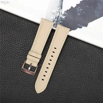 Оригинальный кожаный ремешок для Samsung Galaxy Watch 3 45 мм 41 мм Смарт-браслет Ремешки для Galaxy Watch 3 Носимые аксессуары