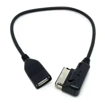 12V 5V Автомобильный USB-Кабель AMI MMI MDI К Разъему USB Аудиоадаптер U Диск Воспроизведения Музыкальных Данных для Audi A3 A4 A5 A6 B7 B8 Q5
