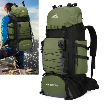 90-литровый Большой походный рюкзак, Походные армейские сумки для скалолазания, спортивная сумка для альпинизма, Походная военная дорожная сумка для багажа XA78B