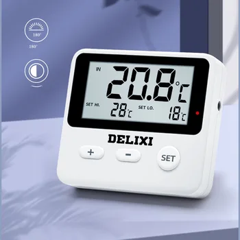 Термометр, бытовой холодильник, аквариум, измеритель температуры и влажности с датчиком, цифровой дисплей температуры