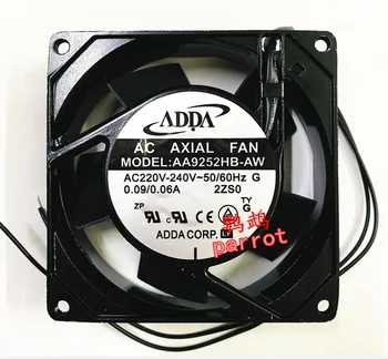 AA9252HB-AW/AT вентилятор ADDA 9225 220V 0.07A вентилятор охлаждения шкафа
