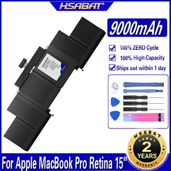 Аккумулятор HSABAT 9000 мАч для MacBook Retina Pro 15 