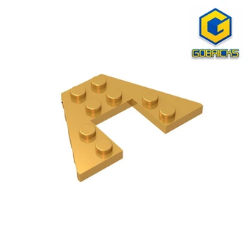10ШТ Gobricks GDS-759 ПЛАСТИНА 6X4 С УГЛОМ НАКЛОНА при 4x6 клиновидных пластинах совместима с lego 47407 детские строительные блоки DIY Tech