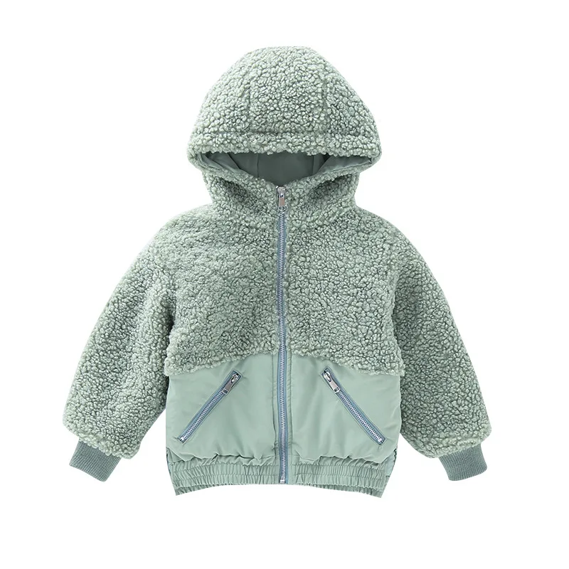 2019 Зимнее детское пальто в корейском стиле, новая хлопковая верхняя одежда из хлопка для девочек, модная хлопковая верхняя одежда с отстрочкой Изображение 4