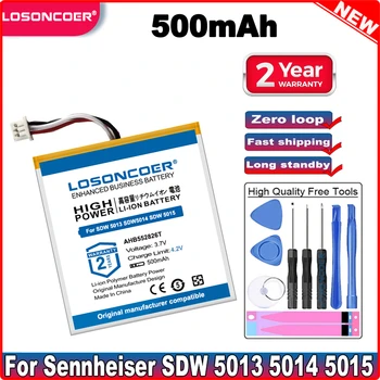 LOSONCOER AHB552826T Аккумулятор Емкостью 500 мАч Для Гарнитуры Sennheiser SDW 5013,5014,5015,5016