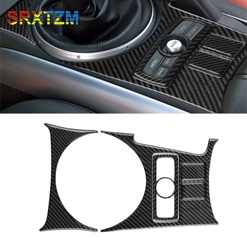 Наклейка Крышки Панели Переключения Головок Автомобильных Передач Из Углеродного Волокна Для Mazda RX8 RX-8 SE3P JM1FE 2004-2008 Автомобильный Интерьер