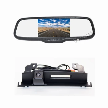 Vardsafe VS234C Автомобильная ручка Заднего вида, резервная парковочная камера + зеркальный монитор с клипсой для NISSAN TIIDA 2008