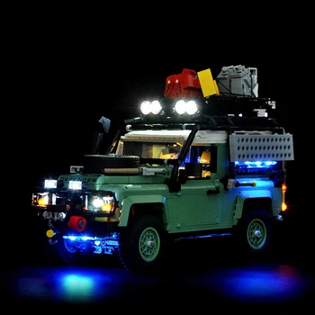 Комплект светодиодного освещения Для внедорожника 10317 Land Rover Defender 90 Creator Expert Led Bricks (только комплект светодиодного освещения)