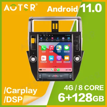 Автомагнитола Android 11 в стиле Tesla GPS для Toyota Prado 2014-2017, магнитофон, видеоплеер, автомагнитола, стереоприемник