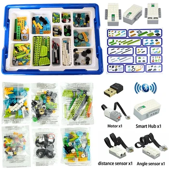 Высокотехнологичные детали WeDo Robotics Construction Core Set Строительные блоки, Совместимые с We-Do 3.0 Educational NEW 2023 DIY Toys