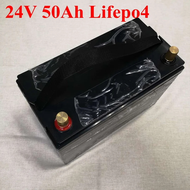 24v 80Ah LiFePO4 литиевый аккумулятор Глубокого цикла 2000 раз 24V 50Ah для инвертора солнечной системы RV дом на колесах лодка + зарядное устройство 10A Изображение 1