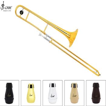 Начинающий тренируется, Деликатный Тромбон Приглушает звук, Практичный музыкальный инструмент, Глушитель, АБС-немой Латунный Духовой тромбон, Инструментальная часть