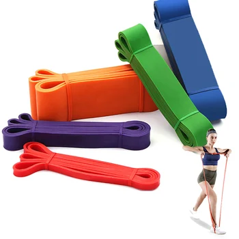 Фитнес-ленты резиновые эластичные эспандеры для тренировок, эспандер для бодибилдинга, растяжка веревки, оборудование для домашнего тренажерного зала Letax