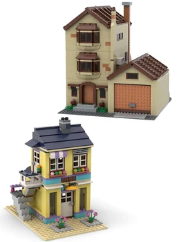 Модель строительных блоков Street View Morden City Модульный дом 41005 71006 Игрушки для детей на День рождения Рождественский подарок