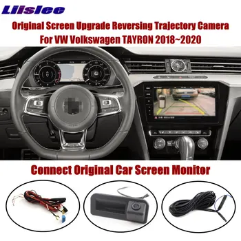 Автомобильная камера заднего вида для VW Tayron 2018-2023 MQB MIB система Оригинальный экран Парковочная камера заднего вида Интеллектуальное динамическое изображение