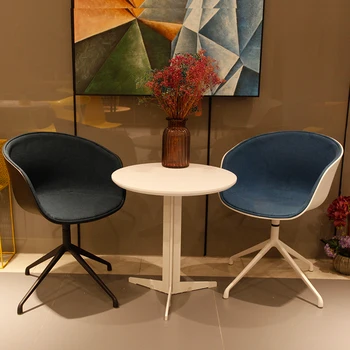 Горячая продажа модный дизайнер офисное конференц кресло для персонала Скандинавский Современный белой спине, компьютерный стул, удобный стул