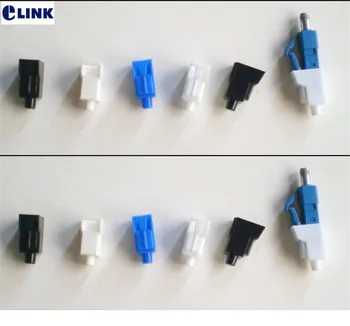 500шт оптоволоконный LC пылезащитный колпачок белый для оптоволоконного разъема LC аттенюатор защитный штекер белый пластик бесплатная доставка SX ELINK