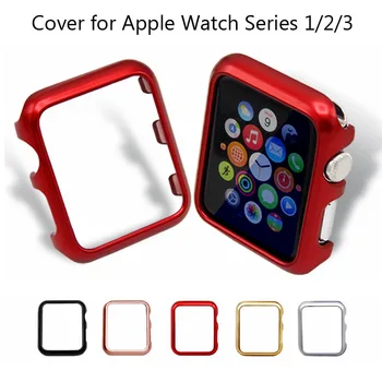 5 Цветов Жесткий Чехол-бампер из ПК для Apple Watch Case Series 3/2/1 Защитная рамка для часов iWatch 38 мм 42 мм