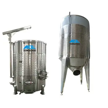 Оборудование для брожения объемом 300-1000 л из нержавеющей стали 304, конический ферментер для жидких грибов, резервуар для брожения фруктовых вин