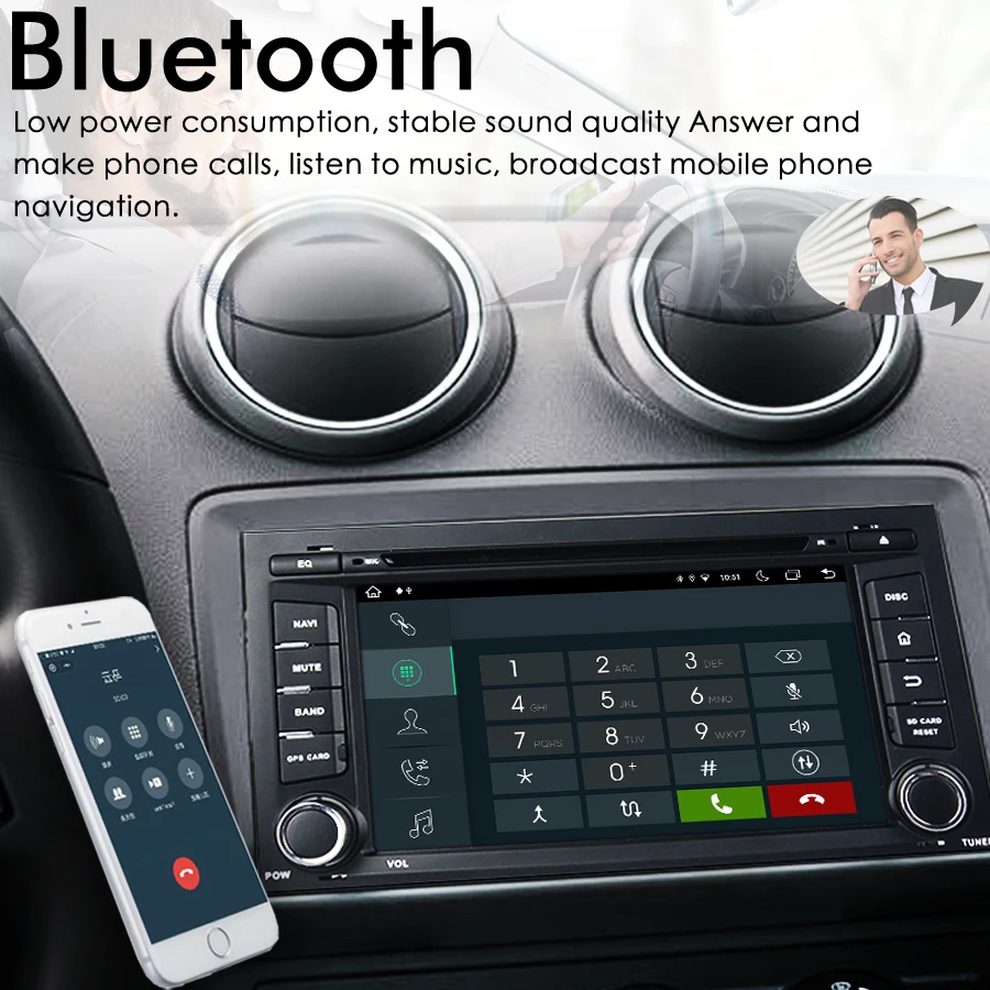 2din Android 13 Автомобильное Радио Авторадио Carplay DVD Для 2016 Seat Ibiza SEAT LEON 2014 GPS Навигация Стерео Мультимедийный Видеоплеер Изображение 3