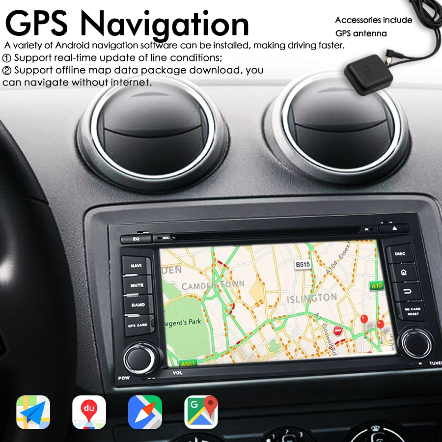 2din Android 13 Автомобильное Радио Авторадио Carplay DVD Для 2016 Seat Ibiza SEAT LEON 2014 GPS Навигация Стерео Мультимедийный Видеоплеер Изображение 4
