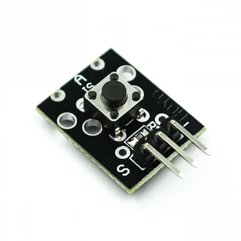 10шт KY-004 3pin Кнопочный переключатель сенсорного модуля для Arduino Diy Starter Kit 6*6*5 мм 6x6x5 мм KY004