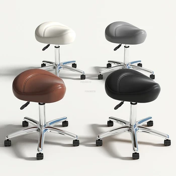 Современные Парикмахерские кресла из железа, мебель для Скандинавского салона, Профессиональный стул для салона красоты, Вращающийся Подъемный шкив, Стул для макияжа