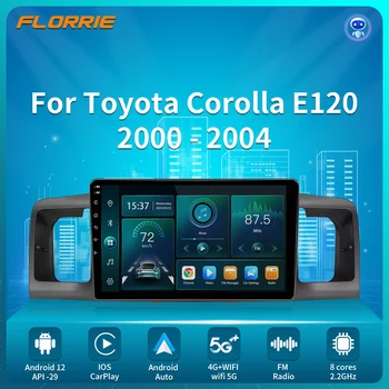 Для Toyota Corolla E120 e 120 BYD F3 2007-2011 DSP IPS 6GRAM Android 12,0 4G NET Автомобильный Радио Мультимедийный Видеоплеер Carplay DVD