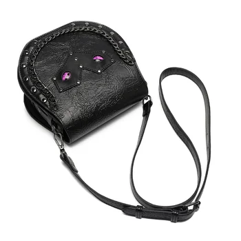 Женская сумка Chikage в винтажном готическом стиле, многофункциональная сумка через плечо Унисекс, большая вместительная индивидуальная сумка на цепочке