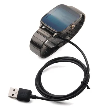 Кабель быстрой зарядки USB длиной 1 м для ASUS ZenWatch 2 WI501Q Замена зарядного устройства для смарт-часов, док-станция для зарядки.