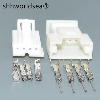 shhworldsea 4-Контактный Кабель 0,6 мм Серии 0425459228 A0385451228 Для Автомобильной Атмосферной лампы 1-1394450-2 2-929170-1