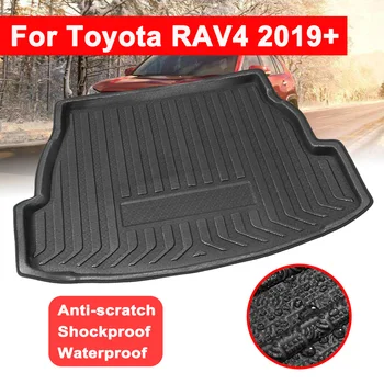 Для Toyota RAV4 2019 + Автомобильный задний багажник, подкладка для багажника, Грузовой коврик, Багажный лоток, Напольный ковер, Защита от грязи, Замена автомобильных аксессуаров