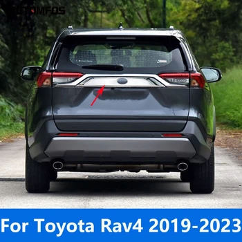 Задняя Верхняя Крышка Багажника Toyota Rav4 Rav 4 2019-2021 2022 2023 Карбоновая Задняя Дверь Отделка Багажника Аксессуары Для Укладки автомобилей