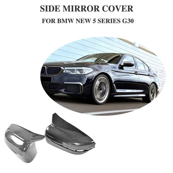 Защитные крышки гоночных зеркал из углеродного волокна для BMW 5 серии G30 Стандартный седан 4 двери 2018 530e