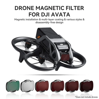 Для дрона DJI AVATA Gimbal Объектив камеры с магнитным притяжением Фильтры из оптического стекла ND8/16/32/64 Поляризационные фильтры CPL Аксессуары