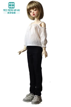 43-45 см 1/4 MSD одежда для кукол BJD аксессуары для кукол с шаровым шарниром модная белая рубашка, джинсы