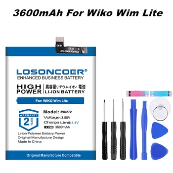 396272 Аккумулятор для BQ BQS 5504 BQS-5504 Strike Selfie Max для WIKO View Prime/Upulse Lite для WIKO Wim Lite MT6737 5.2 