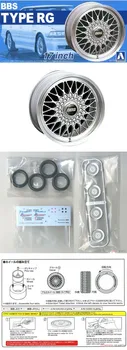 1 Комплект колесных ступиц Aoshima 1/24 17 дюймов с шинами 05240 05241 05243 06117 на запчасти для модельных автомобилей