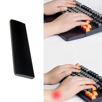 Подставка для запястий для клавиатуры из дерева, подставка для запястий из цельного дерева, держатель для подушечек для рук, для офиса и игр