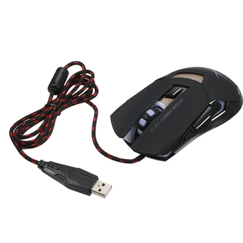 Проводная игровая мышь с низким уровнем шума RGB Эргономичная Мышь Gamer USB Компьютерные Мыши PC Мышь для ноутбука
