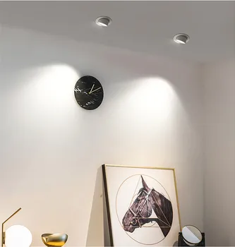 Свет хобота слона светодиодный точечный светильник со встроенной регулировкой поворота на 360 градусов, свет магазина, торговый свет, светильник для выставочного зала