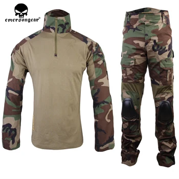 Новая боевая форма Woodland Emerson Gen2, тактическое снаряжение, рубашка и брюки, Армейские Костюмы BDU, бесплатная доставка